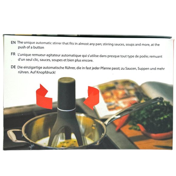 Automatic Pot Stirrer 3-Speed Hands-Free Electric Whisk Mixer Kitchen Gift Tool - Picture 4 of 8